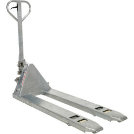 Vestil Manufacturing PM5-2048-S-G Galvanized Steel Pallet Truck PM5-2048-S-G - 5500 Lb. Capacity 20 x 48 image.