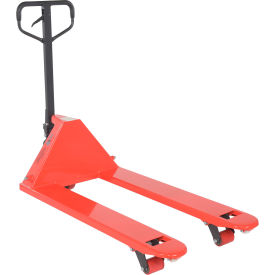 Pallet Truck, 5500 lb Capacity, 27"W x 48"L Forks, Red view 2