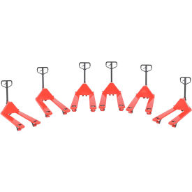 Pallet Truck, 5500 lb Capacity, 27"W x 48"L Forks, 6 Pack view 2