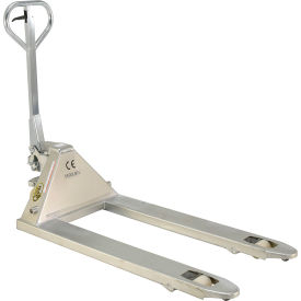 Vestil Pallet Truck Steel Zinc Coated 5500 lb. Capacity 27"W x 48"L Forks 