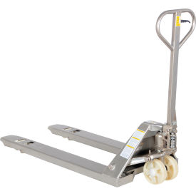 Pallet Truck, 304 Stainless Steel Frame, 5500 lb. Capacity, 27"W x 48"L Forks view 2