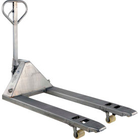 Vestil Pallet Truck Stainless Steel 5500 lb. Capacity 27"W x 48"L Forks 