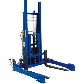 Vestil Steel Pallet Master/Server Stacker DC Powered 60" Lift 4000 lb. Capacity 
