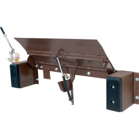 Steel Hand Pump Edge-O-Dock Leveler, 17-1/2"L x 99"W, 30000 lb. Capacity view 2