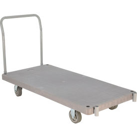 Plastic Heavy Duty Platform Truck, 63-1/2" x 30" 2000 lb. Capacity view 2