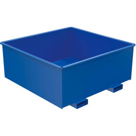 Vestil Steel Rotating Heavy Duty Box Hopper 1-1/4 Cu. Yd. 6000 lb. Capacity Blue 