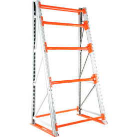 Vestil Manufacturing RERC-438-10 Vestil Steel Reel Rack Starter Kit, 36" x 51-1/4" x 98-1/2", 6000 Lb. Capacity, White/Orange image.
