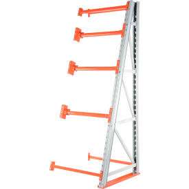 Vestil Manufacturing RERC-A-338-10 Vestil Steel Reel Rack Add-On Kit, 36" x 36" x 98-1/2", 10000 Lb. Capacity, White/Orange image.