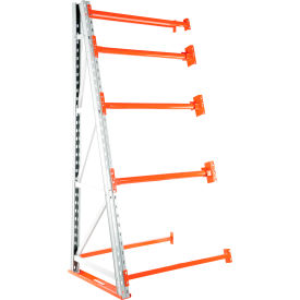 Vestil Manufacturing RERC-A-438-10 Vestil Steel Reel Rack Add-On Kit, 36" x 48" x 98-1/2", 10000 Lb. Capacity, White/Orange image.