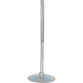 Steel Sign Stand, 48"H, Silver view 2