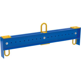 Steel Adjustable Spreader Beam, 6' Maximum Spread, 10000 lb. Capacity, 80-1/2"L view 2