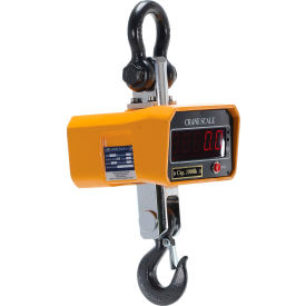 Steel Crane Scale 8"L x 7-5/8"W x 17"H, 2000 lb. Capacity, Yellow view 2