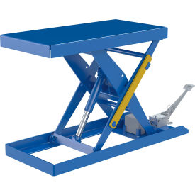 Steel Foot Pump Powered Scissor Cart, 40-3/8" x 20-3/8" Platform, 1000 lb. Capacity view 2