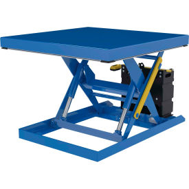 Vestil Manufacturing SCTAB-2000-4242-AC Powered Scissor Lift Table with Hand Control 42" x 42" - 2000 Lb. Capacity image.