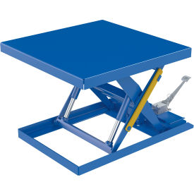 Steel Foot Pump Powered Scissor Cart, 42-3/8" x 42-3/8" Platform, 2000 lb. Capacity view 2