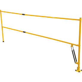 Vestil Steel Safety Lift Gate 10 Ft. Lowered Gate Width Yellow 