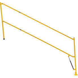 Steel Safety Lift Gate 6 Ft. Lowered Gate Width, Yellow view 2