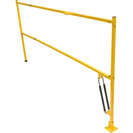 Vestil Steel Safety Lift Gate 8 Ft. Lowered Gate Width Yellow 