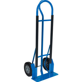 Steel Heavy Duty P-Handle Truck, Hard Rubber Wheels, 600 lb Capacity view 2