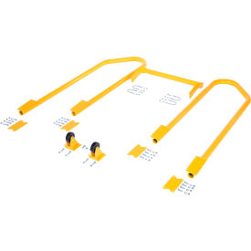 Vestil All Options Kit For 2 Step Poly Stool Models 23-3/8"L x 25"W x 23-11/16"H Yellow 