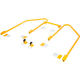 Vestil All Options Kit For 3 Step Poly Stool Models 33-13/16"L x 23-3/8"W x 68-3/8"H Yellow 