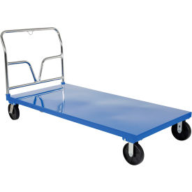 Vestil Steel Platform Truck 8" Glass-Filled Nylon Casters 77-1/2" x 36" 3600 lb. Capacity 