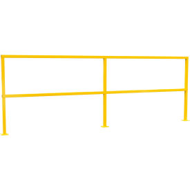 Square Steel Guard Rail 42""H X 120""L