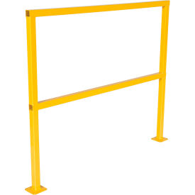 Square Steel Guard Rail 42""H X 48""L