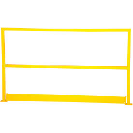 Square Steel Guard Rail With Toeboard 41-5/8""H X 74-1/2""L