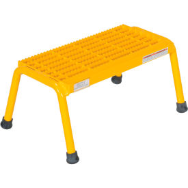 Vestil Manufacturing SSA-1-Y Aluminum Yellow Step Stand - 1 Step Welded - SSA-1-Y image.