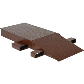 Steel Wheel Riser, 60''L x 38-1/2''W, 40,000 Lb. Capacity, Brown view 2
