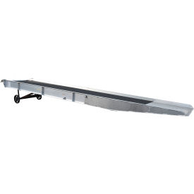 Vestil Aluminum/Steel Yard Ramp Grating 360L x 74W 16000 Lb. Capacity Silver 