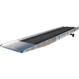 Aluminum/Steel Yard Ramp Grating, 360''L x 95"W, 16,000 Lb. Capacity, Silver view 2