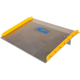 Vestil Manufacturing TAS-10-6048 Vestil™ Aluminum Dock Board with Steel Safety Curb, 60"W x 48"L, 10000 lb. Capacity image.