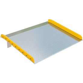 Vestil Aluminum Dock Board Steel Curb 72"W x 60"L 10000 lb. Capacity 