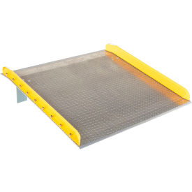 Vestil Aluminum Dock Board Steel Curb 60"W x 60"L 15000 lb. Capacity 