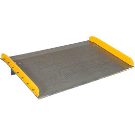 Aluminum Dock Board Steel Curb, 72"W x 72"L, 20000 lb. Capacity view 2