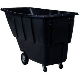 Vestil Standard Duty Plastic Tilt Truck 1 Cu. Yd. Capacity 850 lb. Capacity Black 