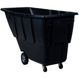 Vestil Heavy Duty Plastic Tilt Truck 1 Cu. Yd. Capacity 1250 lb. Capacity Black 