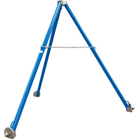 Vestil Fixed Height Tripod Hoist Stand 2000 lb. Capacity Blue 