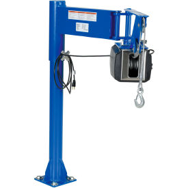Steel AC Powered Lifter Jib, 400 lb. Capacity, Blue view 2