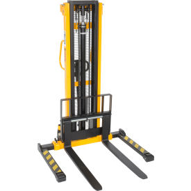 Vestil Steel Stacker Manual Pump 2 118" Lift 1500 - 2000 lb. Capacity 