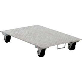 Vestil Manufacturing PDA-2436-C-S-H Aluminum Dolly PDA-2436-C-S-H 36"L x 24"W with Solid Deck & Steel Wheels image.