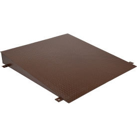 Steel Approach Ramp For Lowered Height Truck Scissor Dock Lift, 60"W x 65"L Platform view 2