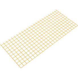 Optional Guard Rail Wire Mesh Bolt-On Kit 48""L
