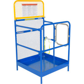 Vestil Steel Work Platform 1000 lb. Capacity 39"L x 36-3/16"W Blue 