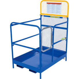 Steel Work Platform, 1000 lb. Capacity, 51"L x 36-3/16"W, Blue view 2