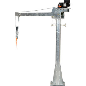 DC Powered Jib Crane, 2000 lb. Capacity, Gray view 2