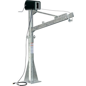 Vestil AC Powered Jib Crane 1500 lb. Capacity Gray 