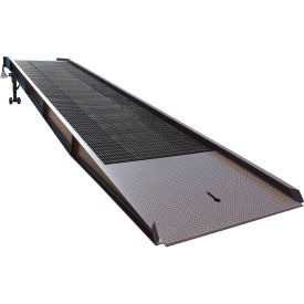 Vestil Steel Overlap Yard Ramp 432L x 102-3/8W 25000 lb. Capacity Earth Tone Brown 